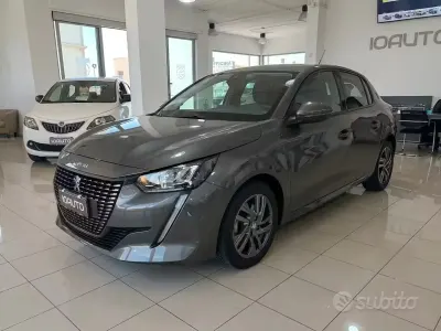 Usata Peugeot 208 Active 75 CV (55 kW) 2022 Grigio Utilitaria