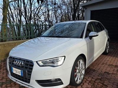 Usata Audi A3 Ambition 110 CV (80 kW) 2015 Bianco Berlina