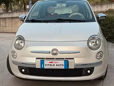 Usata Fiat 500 Sport 75 CV (55 kW) 2009 Bianco Cabrio