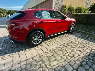 Usata Alfa Romeo Stelvio 160 CV (117 kW) 2021 Rosso SUV