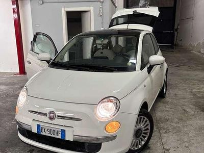 Usata Fiat 500 Lounge 69 CV (50 kW) 2009 Bianco Cabrio