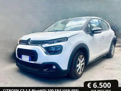Usata Citroën C3 Feel 102 CV (75 kW) 2022 Bianco Utilitaria