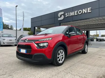 Usata Citroën C3 Feel 102 CV (75 kW) 2021 Rosso Utilitaria