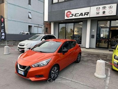 Usata Nissan Micra Tekna 90 CV (66 kW) 2017 Arancione met Utilitaria