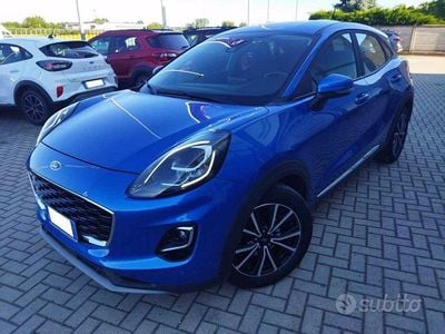 Usata Ford Puma Titanium 120 CV (88 kW) 2022 Blu SUV