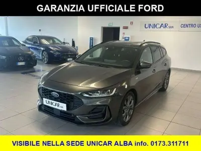 Usata Ford Focus ST-Line X 125 CV (91 kW) 2022 Magnetic grey Station wagon