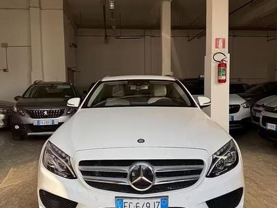Usata Mercedes C250 Premium 204 CV (150 kW) 2016 Bianco Berlina