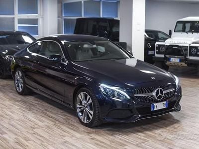 Usata Mercedes C220 169 CV (124 kW) 2017 Blu Berlina