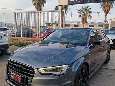 Usata Audi A3 S-Line 150 CV (110 kW) 2014 Grigio Berlina