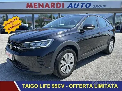 Usata VW Taigo Life 95 CV (69 kW) 2023 Nero SUV