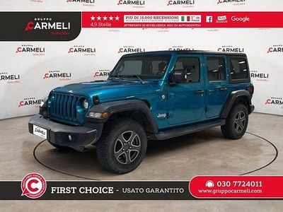 Usata Jeep Wrangler Unlimited Sport 200 CV (147 kW) 2021 Azzurro SUV