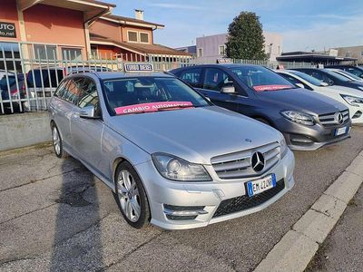 Usata Mercedes C220 Avantgarde 170 CV (125 kW) 2012 Grigio Station wagon