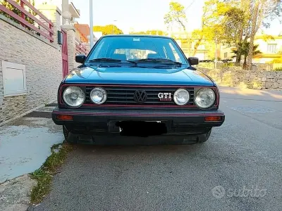 Usata VW Golf II GTI 110 CV (80 kW) 1988 Blu Utilitaria