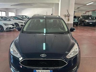 Usata Ford Focus Titanium 120 CV (88 kW) 2018 Blu Berlina