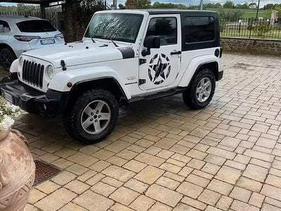 Usata Jeep Wrangler Sahara 200 CV (147 kW) 2013 Bianco SUV