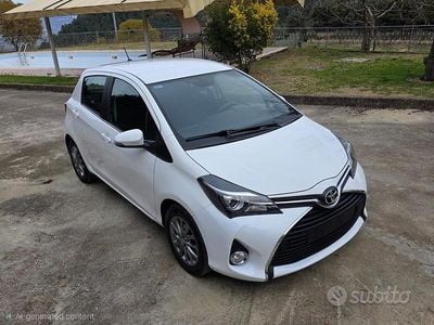 Usata Toyota Yaris 2016 Bianco Berlina