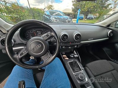 Usata Audi A3 122 CV (89 kW) 2014 Bianco Berlina