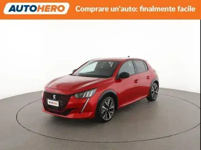 Usata Peugeot e-208 GT 56 kW (77 CV) 2022 Rosso Utilitaria