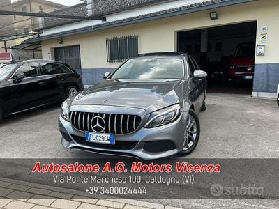 Usata Mercedes C200 Executive 136 CV (100 kW) 2017 Grigio Berlina