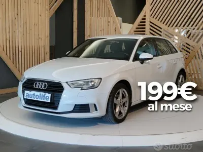Usata Audi A3 Business 116 CV (85 kW) 2019 Bianco Berlina