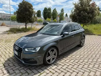 Brugt Audi A3 S-Line 184 HK (135 kW) 2015 Grå Sedan