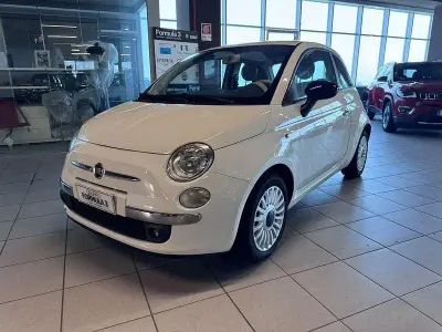 Usata Fiat 500 Pop 69 CV (50 kW) 2009 Bianco Cabrio