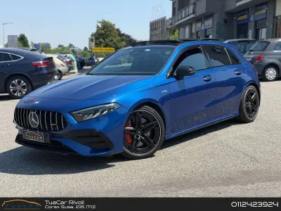 Begagnad Mercedes A35 AMG AMG line 320 HK (235 kW) 2023 Blå Sedan