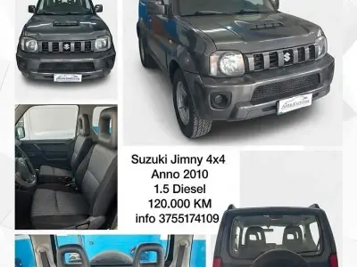 Usata Suzuki Jimny 86 CV (63 kW) 2010 Grigio SUV
