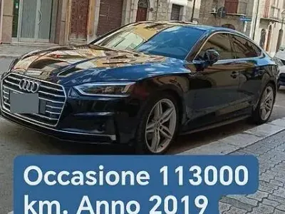 Usata Audi A5 163 CV (119 kW) 2019 Nero Coupé