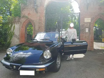 Usata Alfa Romeo Spider 128 CV (94 kW) 1984 Nero Cabrio