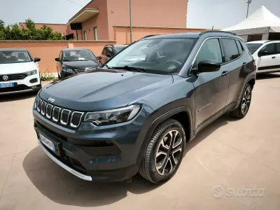 Gebraucht Jeep Compass Limited 131 PS (96 kW) 2022 Blau SUV