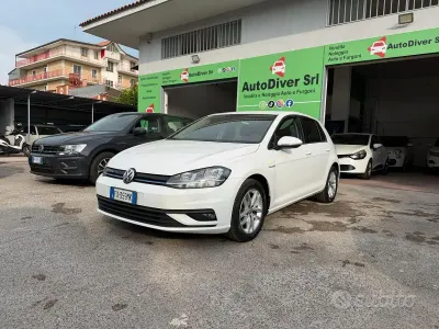 Usata VW Golf VII Trendline 131 CV (96 kW) 2019 Bianco Berlina