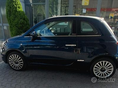 Usata Fiat 500C Lounge 69 CV (50 kW) 2019 Blu Cabrio
