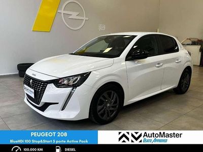 Usata Peugeot 208 Active 101 CV (74 kW) 2022 Bianco Utilitaria