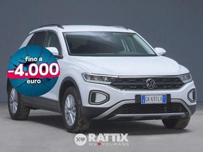 Usata VW T-Roc Life 110 CV (80 kW) 2022 Bianco SUV