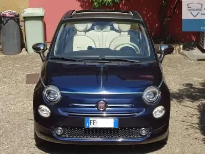 Usata Fiat 500C Riva 69 CV (50 kW) 2016 Blu/azzurro Cabrio