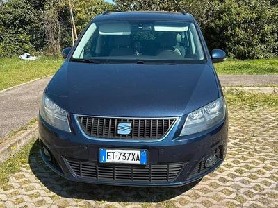 Begagnad Seat Alhambra 141 HK (103 kW) 2014 Blå Minibuss