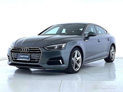 Usata Audi A5 Sport 190 CV (139 kW) 2018 Grigio scuro Coupé