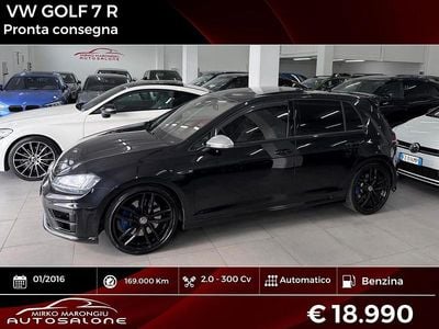 Usata VW Golf VII R 300 CV (220 kW) 2016 Nero Berlina