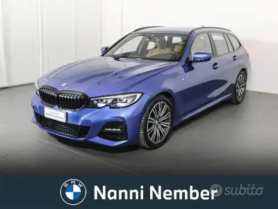 Usata BMW 320e M Sport 190 CV (139 kW) 2021 Blu Station wagon