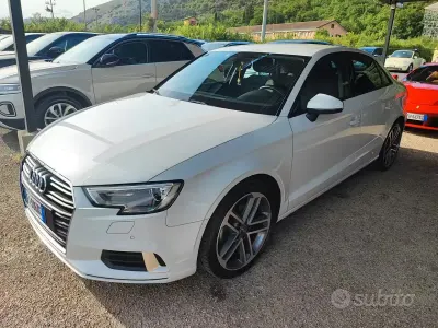 Usata Audi A3 Sport 116 CV (85 kW) 2017 Bianco Berlina