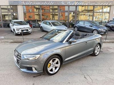 Usata Audi A3 Cabriolet Business 116 CV (85 kW) 2018 Grigio Cabrio