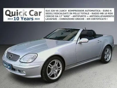 Usata Mercedes SLK320 218 CV (160 kW) 2003 Argento brillante Cabrio