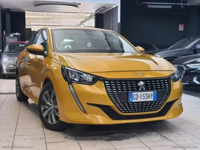 Usata Peugeot 208 S 75 CV (55 kW) 2020 Giallo Utilitaria