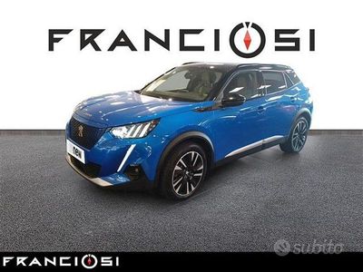 Usata Peugeot e-2008 Active 100 kW (136 CV) 2021 Blu SUV