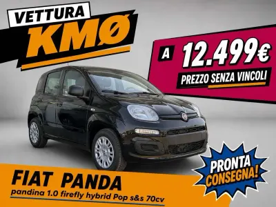 Nuova Fiat Panda Pop 69 CV (50 kW) 2025 Nero cinema Utilitaria