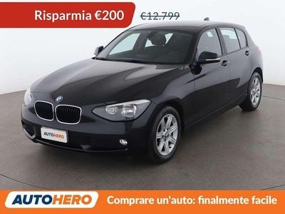 Usata BMW 118 143 CV (105 kW) 2015 Nero Utilitaria