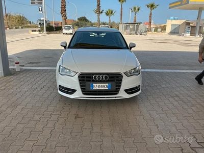 Usata Audi A3 Ambiente 110 CV (80 kW) 2015 Bianco Berlina