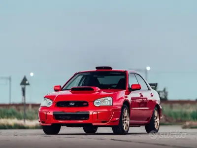 Usata Subaru Impreza 280 CV (205 kW) 2004 Rosso Berlina