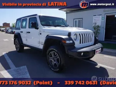 Usata Jeep Wrangler Unlimited Sport 200 CV (147 kW) 2020 SUV